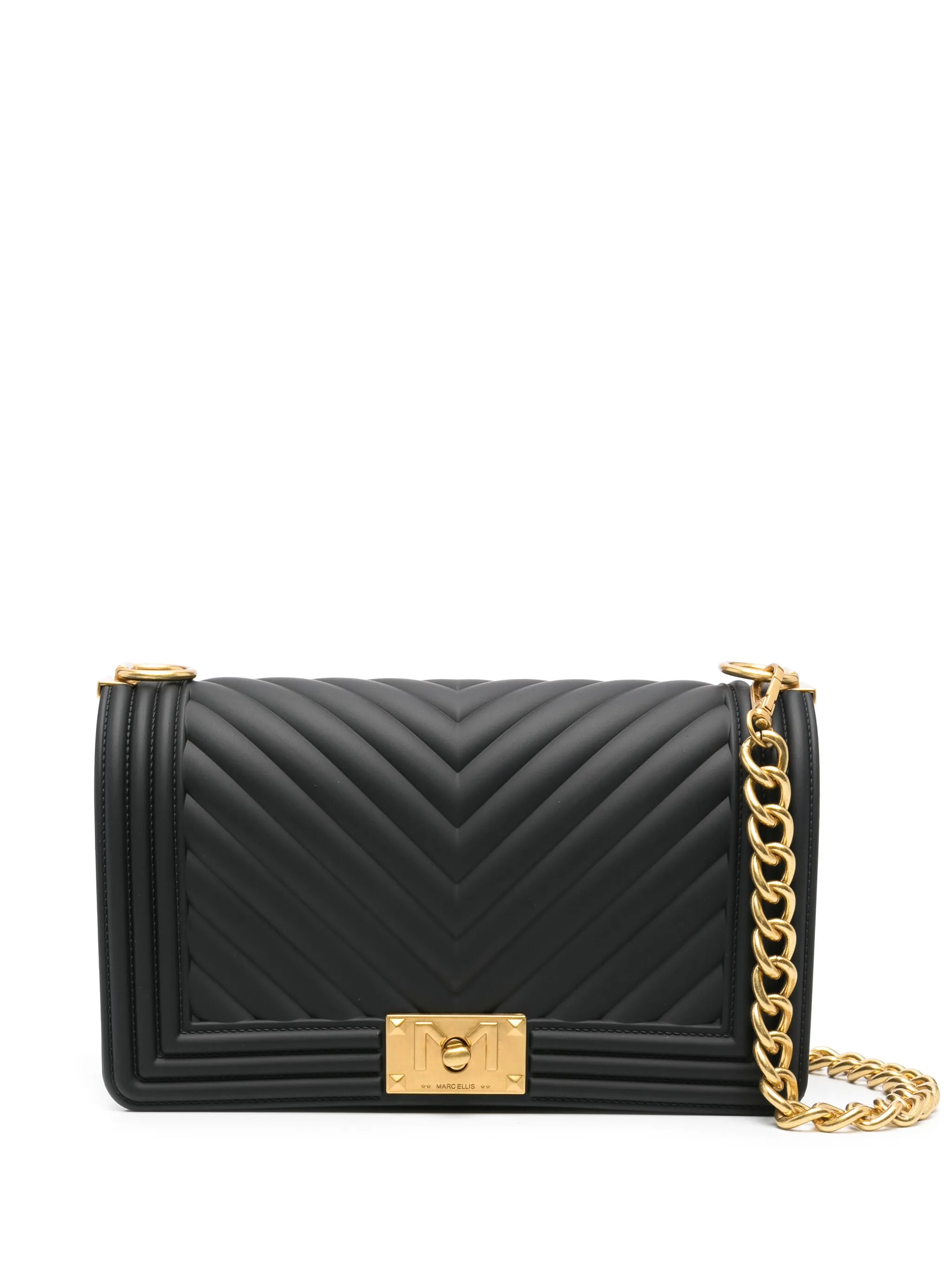 

Стеганая сумка через плечо Marc Ellis, черный