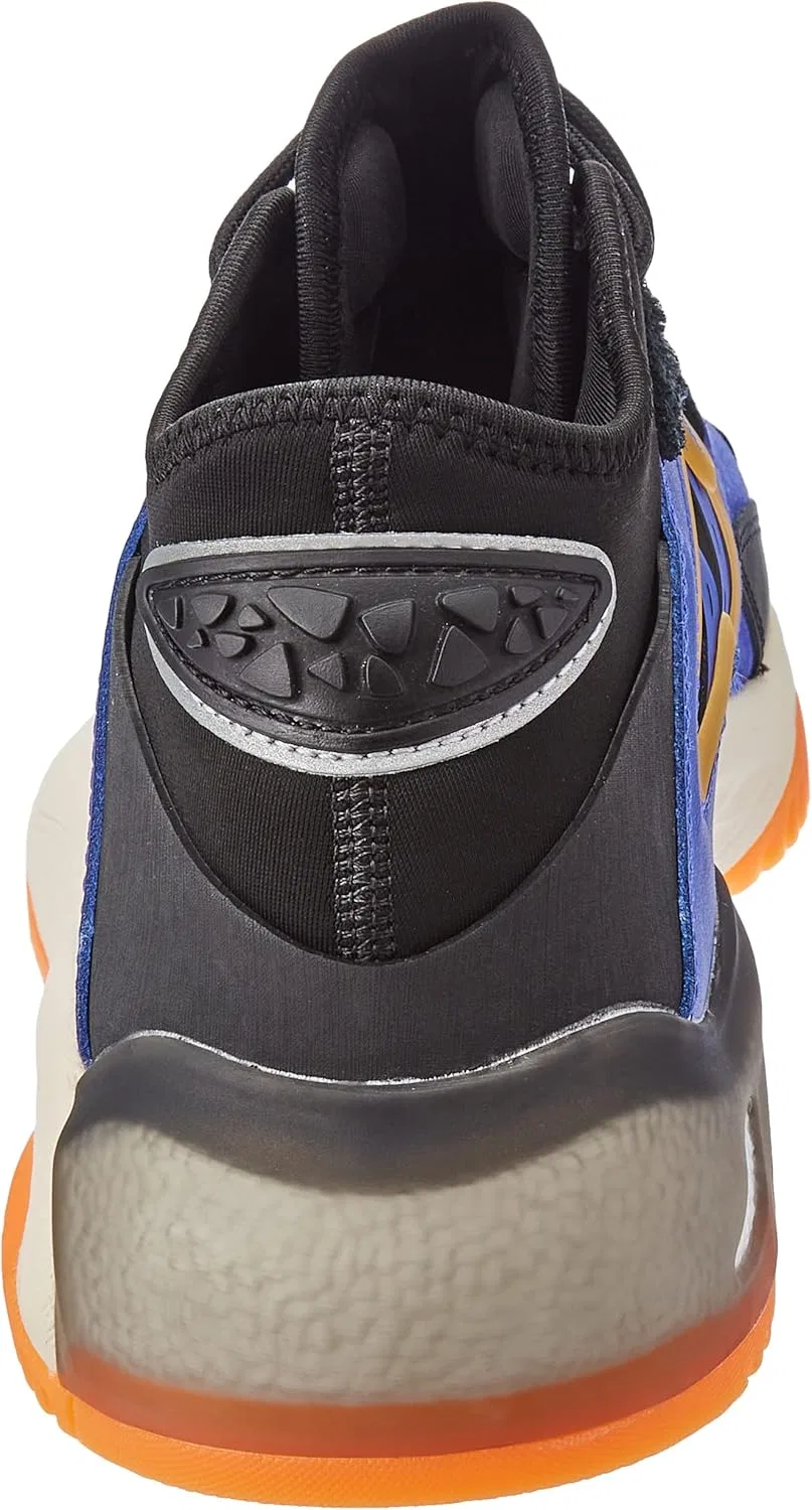 Мужские спортивные кроссовки Adidas Streetball II, Core Black Orange Rush Ecru Tint — фото 3