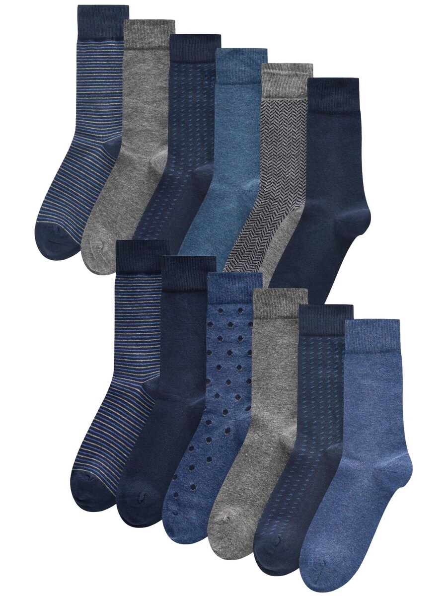 

Носки Next, цвет Navy/mottled grey