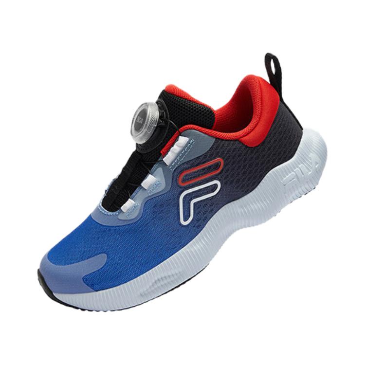 FILA KIDS Низкие детские кроссовки Cloud Travel 2-го поколения, синие, черные, для детей от 3 до 7 лет — фото 3