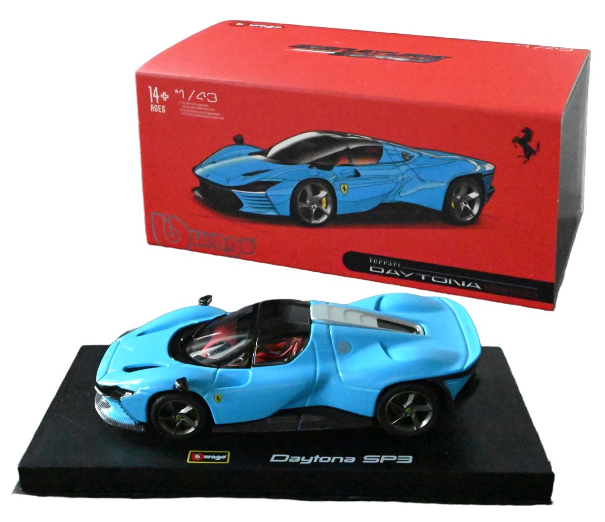 

Ferrari Daytona SP3 1:43 Bburago SIGNATURE 18-36914 СИНЯЯ МОДЕЛЬ