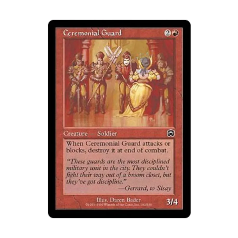 

CCG Церемониальная стража (К), MTG - Mercadian Masques