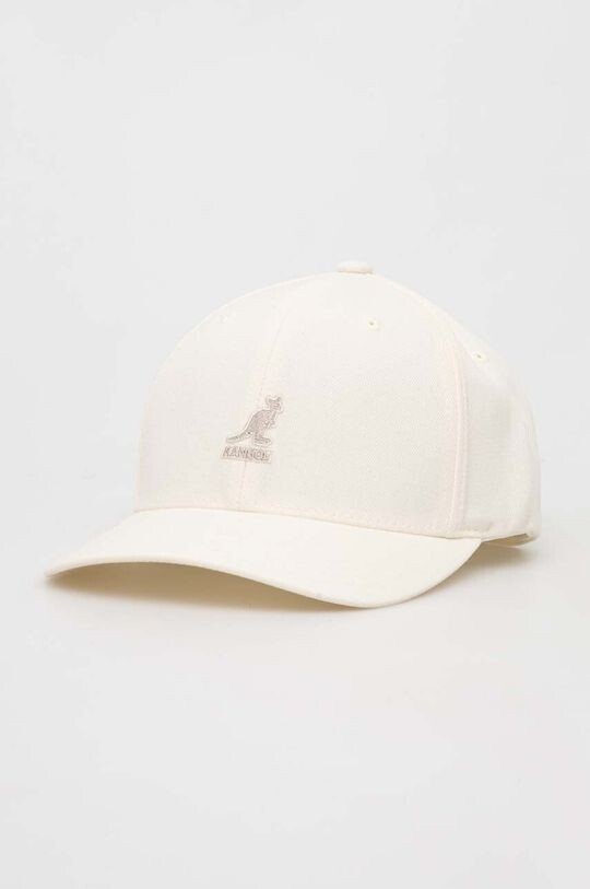 

Шапка с козырьком с добавлением хлопка Kangol, бежевый