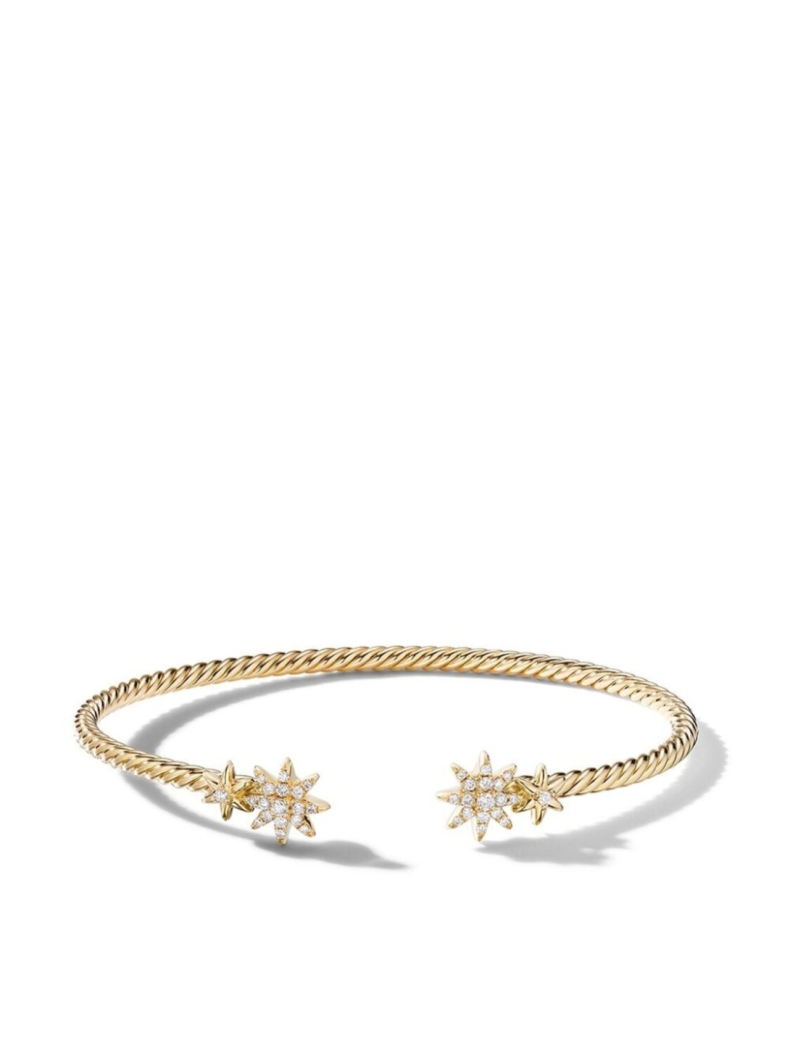 

Браслет Petite Starburst из желтого золота с бриллиантами David Yurman, золотой