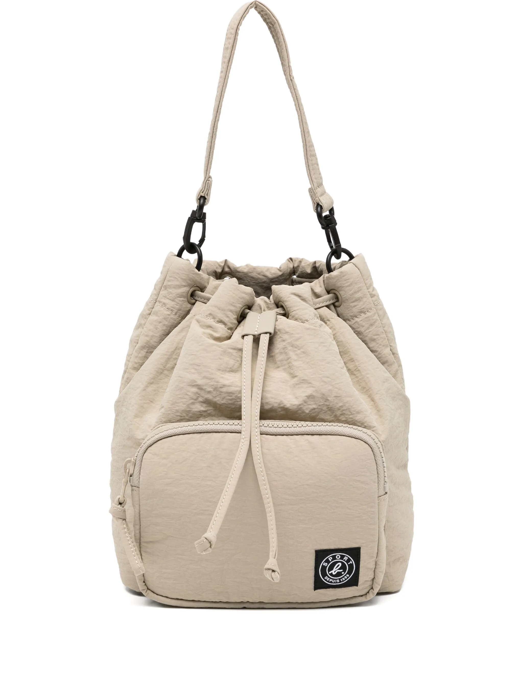 

Дутая сумка-ведро Sport B. By Agnès B., коричневый