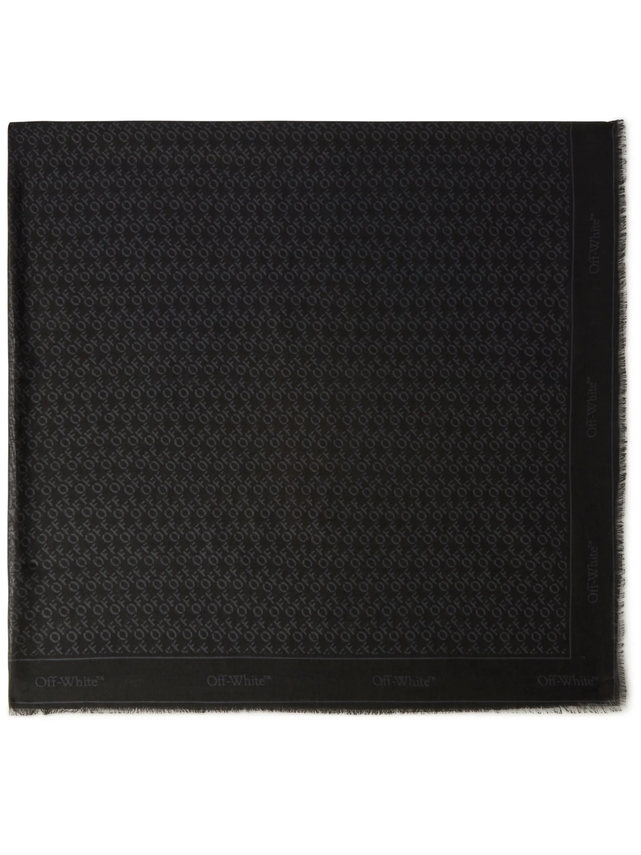 

Платок с принтом Off-White, черный