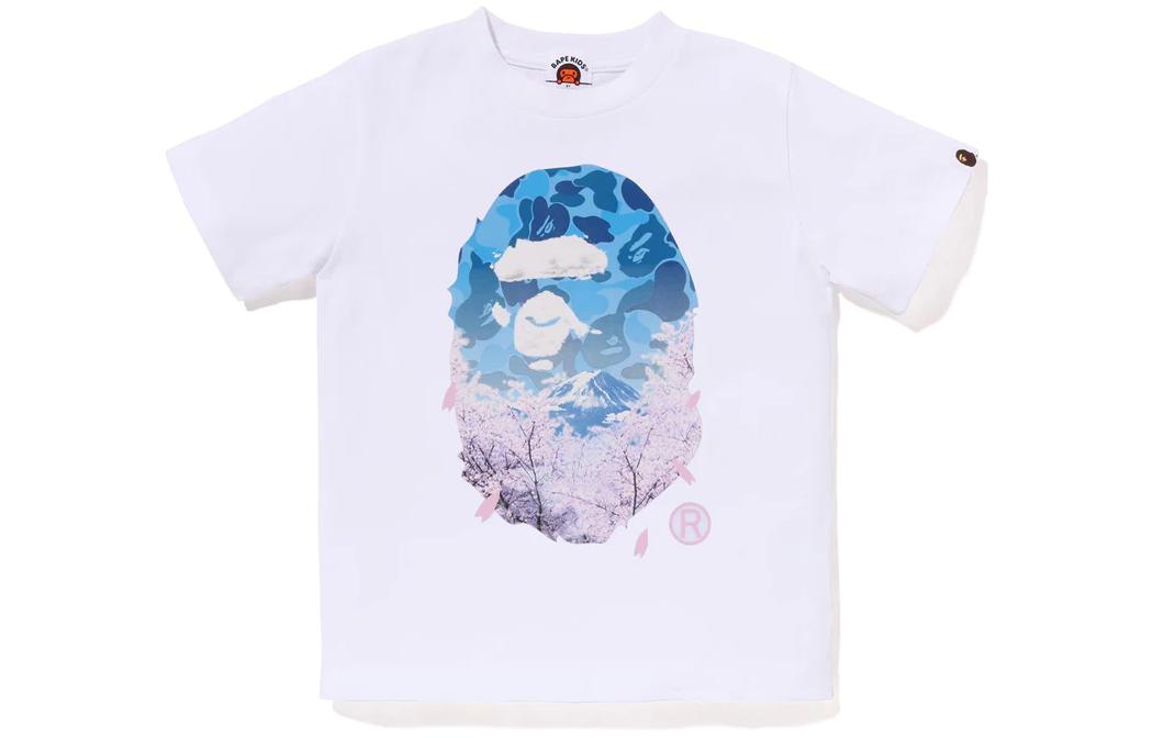Детская футболка A Bathing Ape, черный