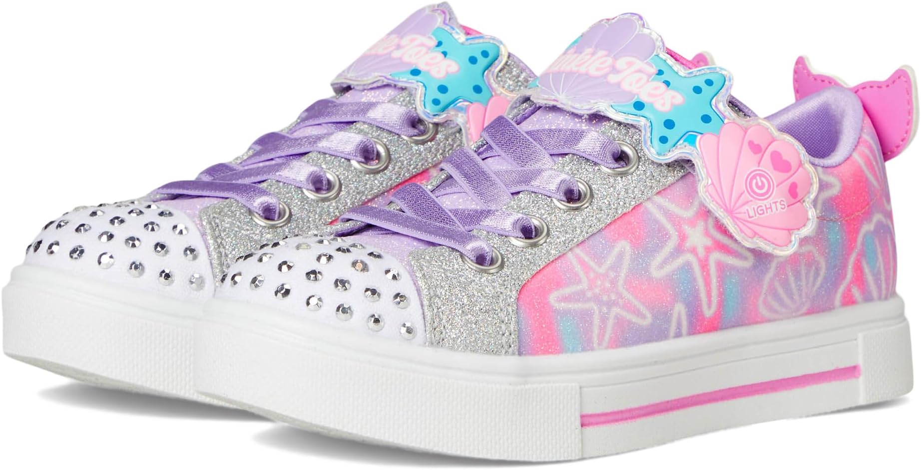 

Кроссовки SKECHERS KIDS Twinkle Sparks - Underwater Magic 314824L, цвет Lavendar/Multi