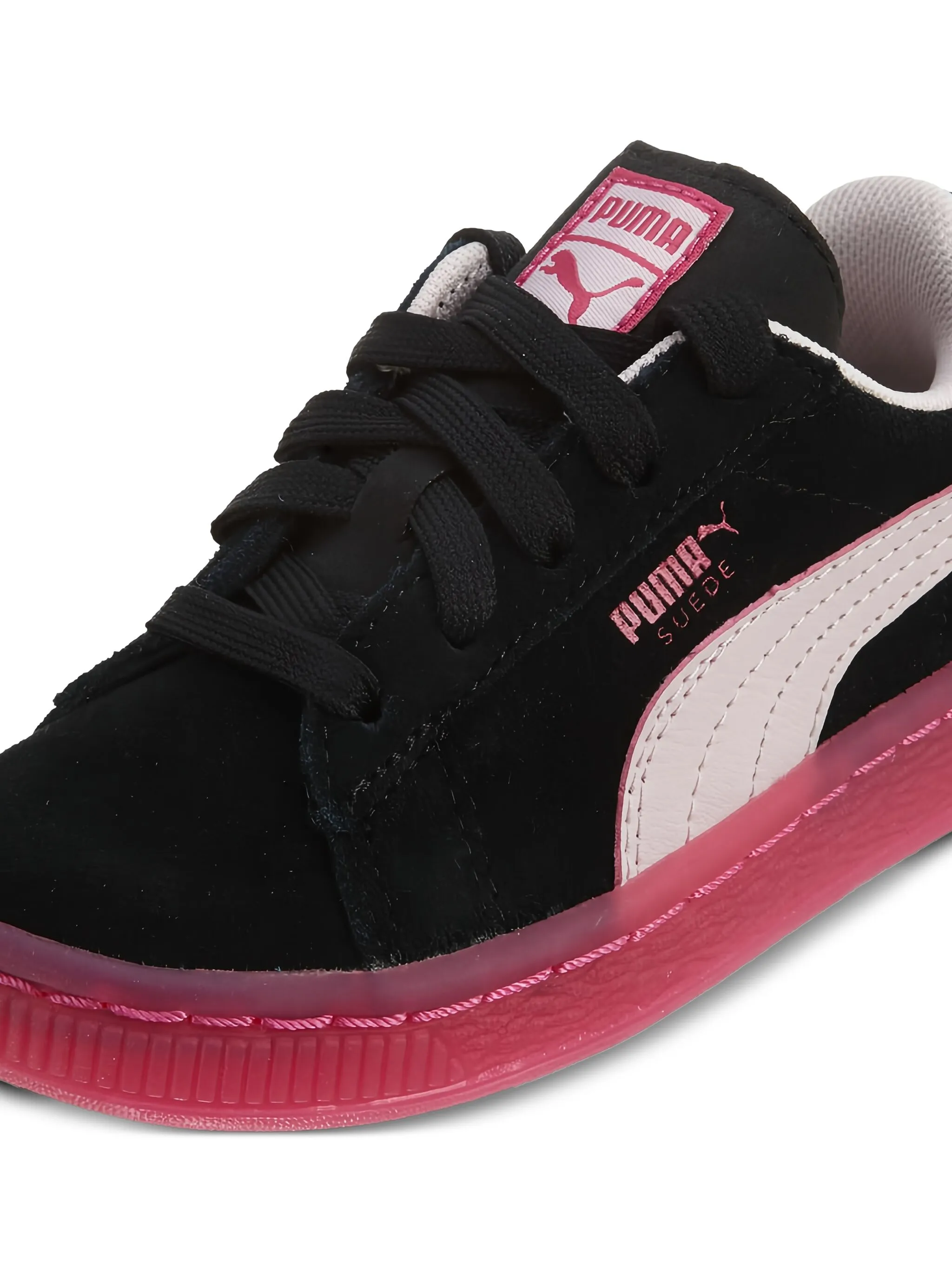 Кроссовки на шнуровке Puma Kids, черный — фото 2