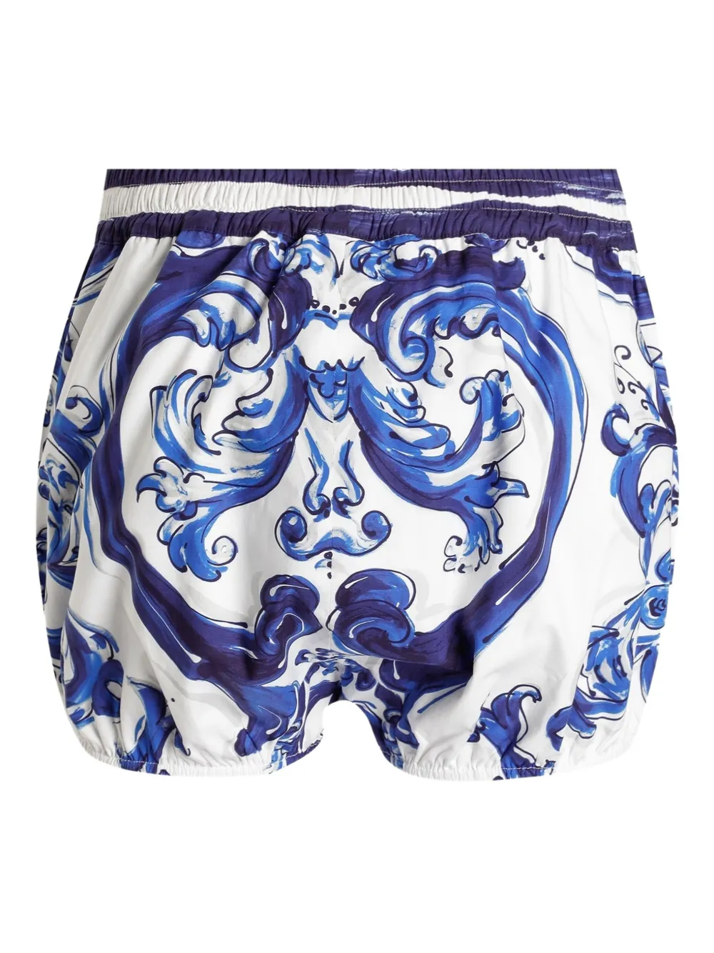 Шорты с принтом Majolica Dolce & Gabbana, белый — фото 2