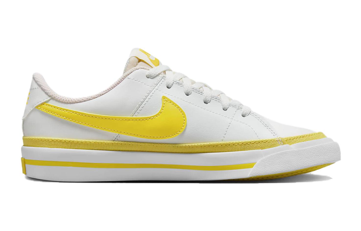 Nike Court Legacy GS 'Opti Yellow', Белый Желтый — фото 2