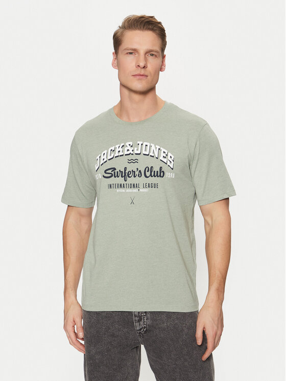 

Футболка стандартного кроя Logo 12268267 Jack&Jones, зеленый