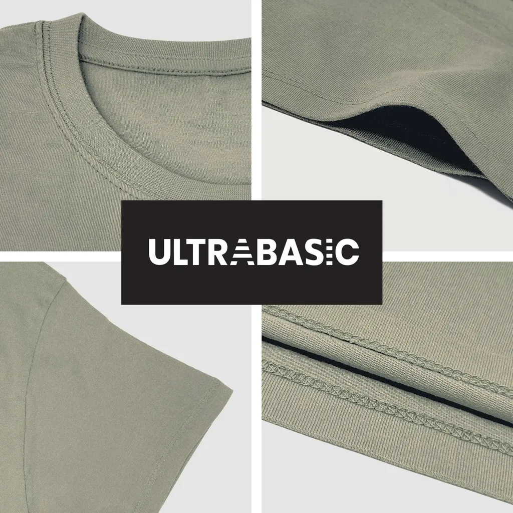 

Мужская футболка с рисунком ULTRABASIC, светло-серый