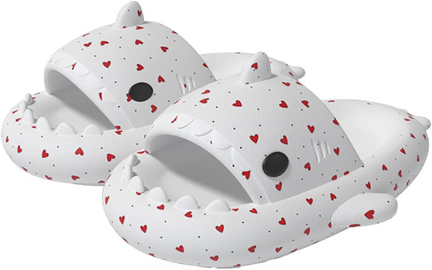 

Оригинальные сланцы Zureto Shark, унисекс с изображением акулы, новые домашние тапочки Cloud Shark для спа, сандалии, Love Shark