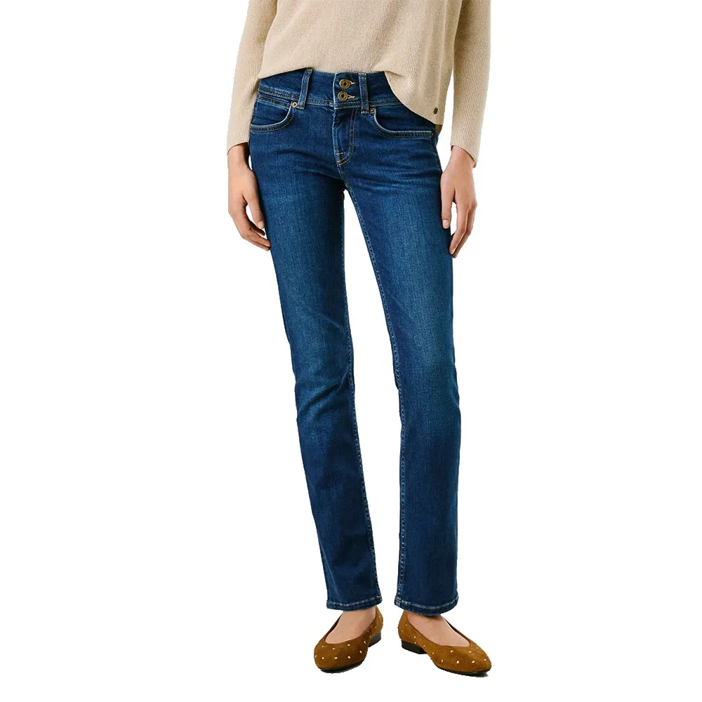 

Джинсы Pepe Venus Slim Fit low waist, синий