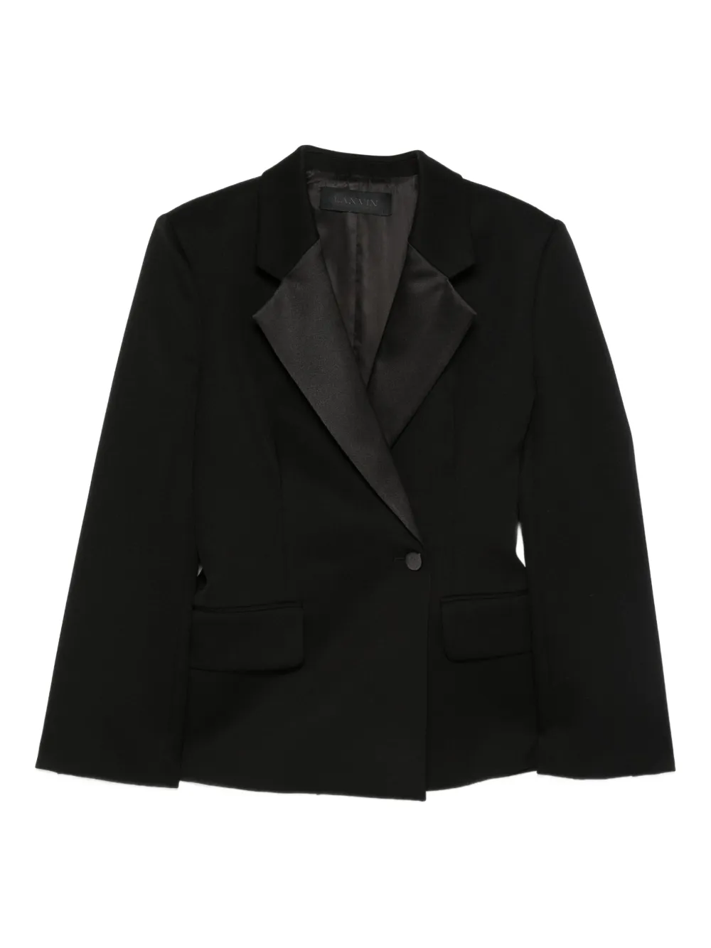 Пиджак с заостренными лацканами Lanvin, черный