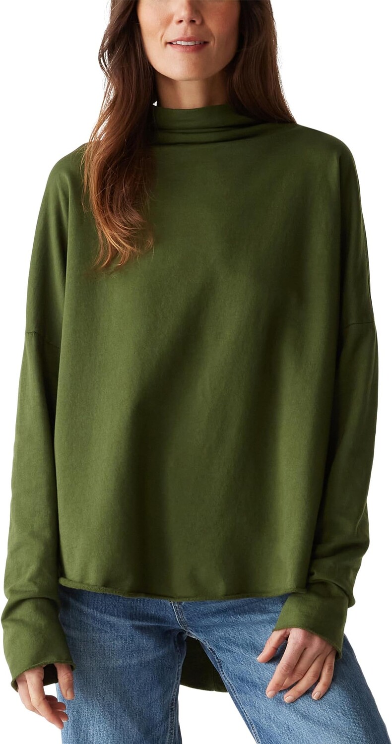 

Свитер Michael Stars Laurel Mock Neck Top, цвет Dk Matcha
