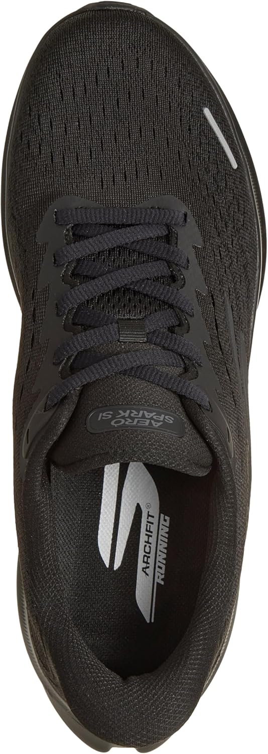 Мужские слипоны Skechers Aero Spark без шнурков, черный — фото 3