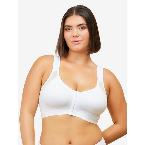 

Moira - дышащий бюстгальтер с поддержкой осанки и застежкой спереди Leading Lady, White