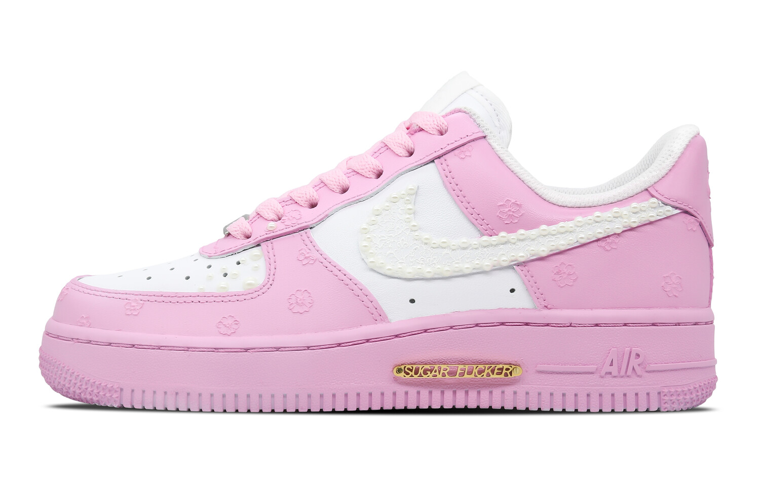 

Кроссовки Nike Air Force 1 Skateboard Shoes Women's Low-Top Pink/White