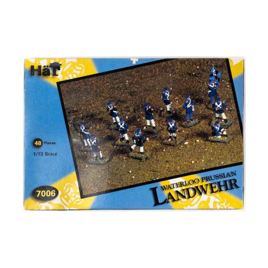 

Ватерлоо - Прусский Ландвер, Historical Plastic Military Figures - Napoleonic (1:72) (Hat Industries)