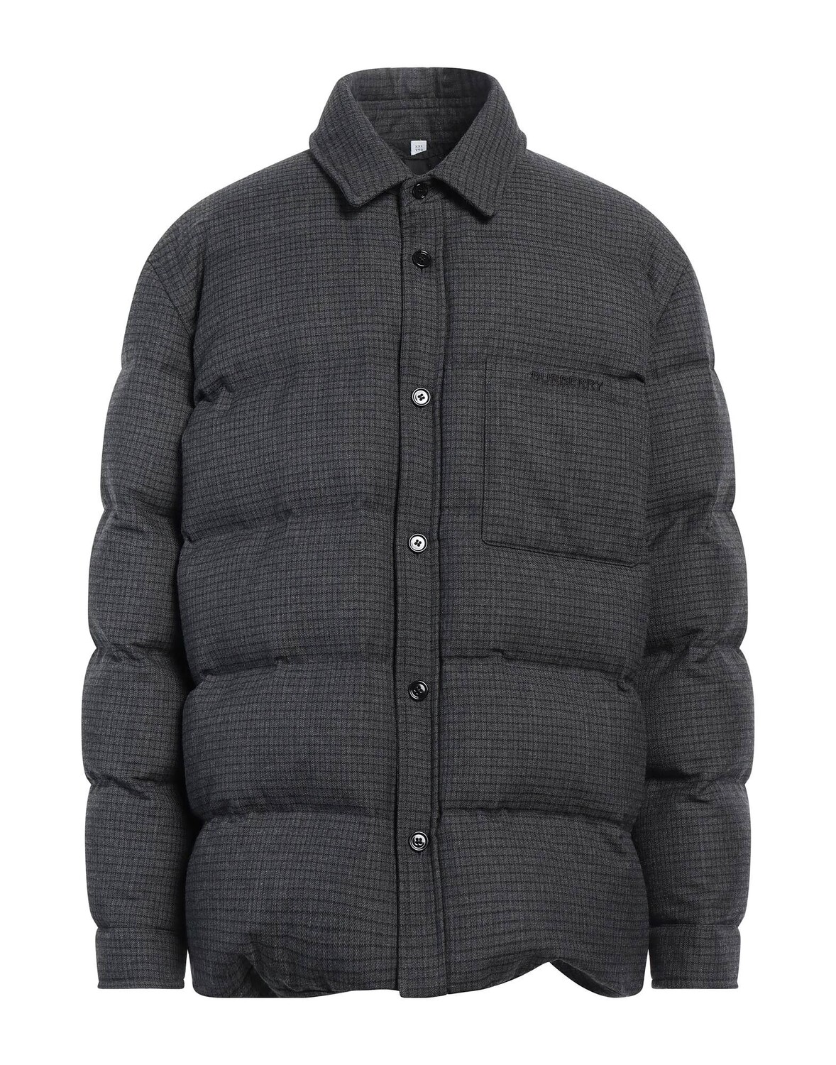

Пуховик Burberry, серый