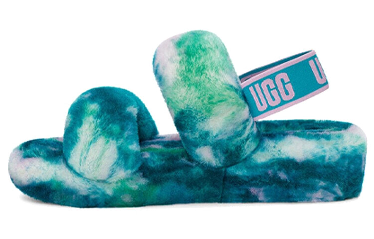 Oh Yeah Slide Мрамор Акватик Блю Ugg