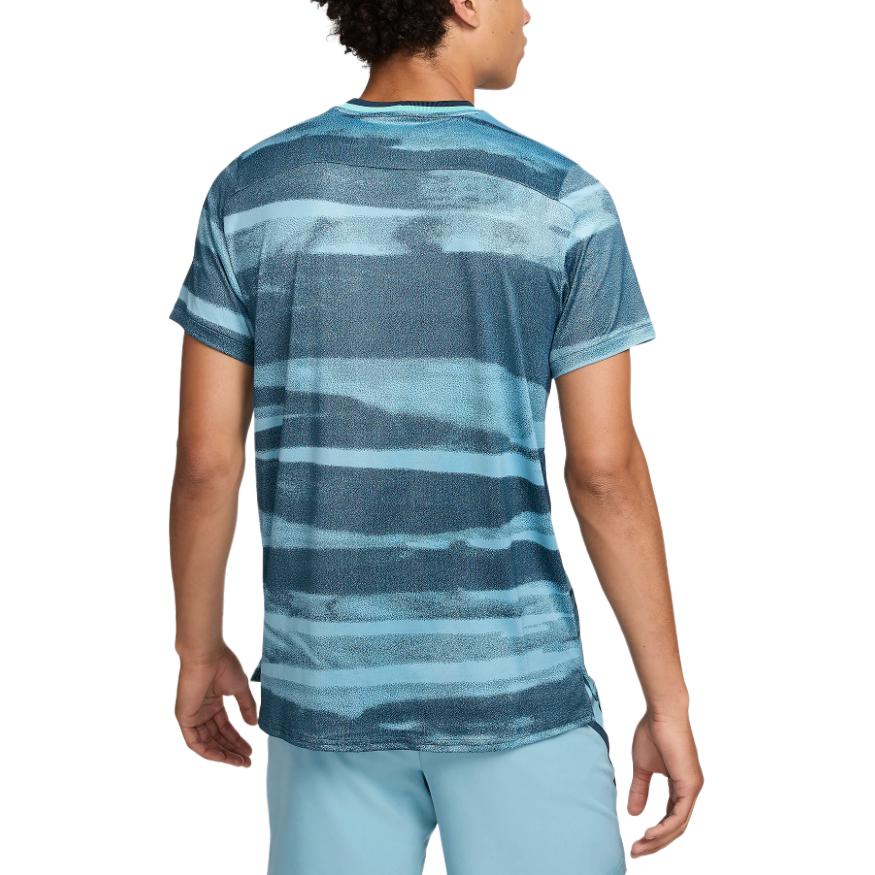 Футболка для тенниса Court Advantage Dri-FIT Nike, бирюзовый — фото 3