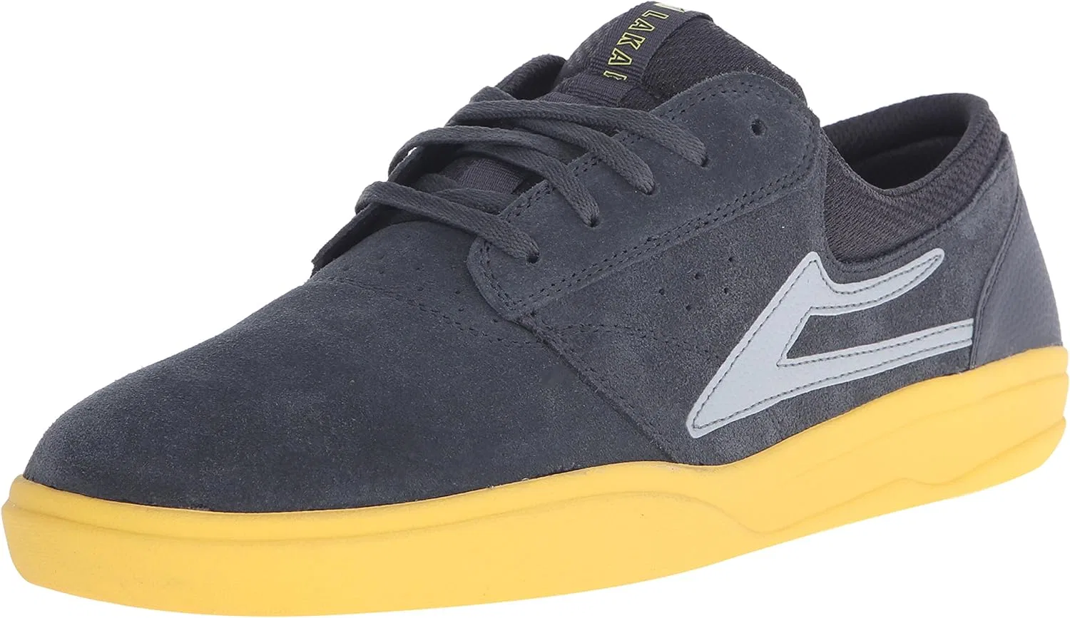 Мужские повседневные спортивные кроссовки Lakai Griffin, 2-Grey Yellow Suede