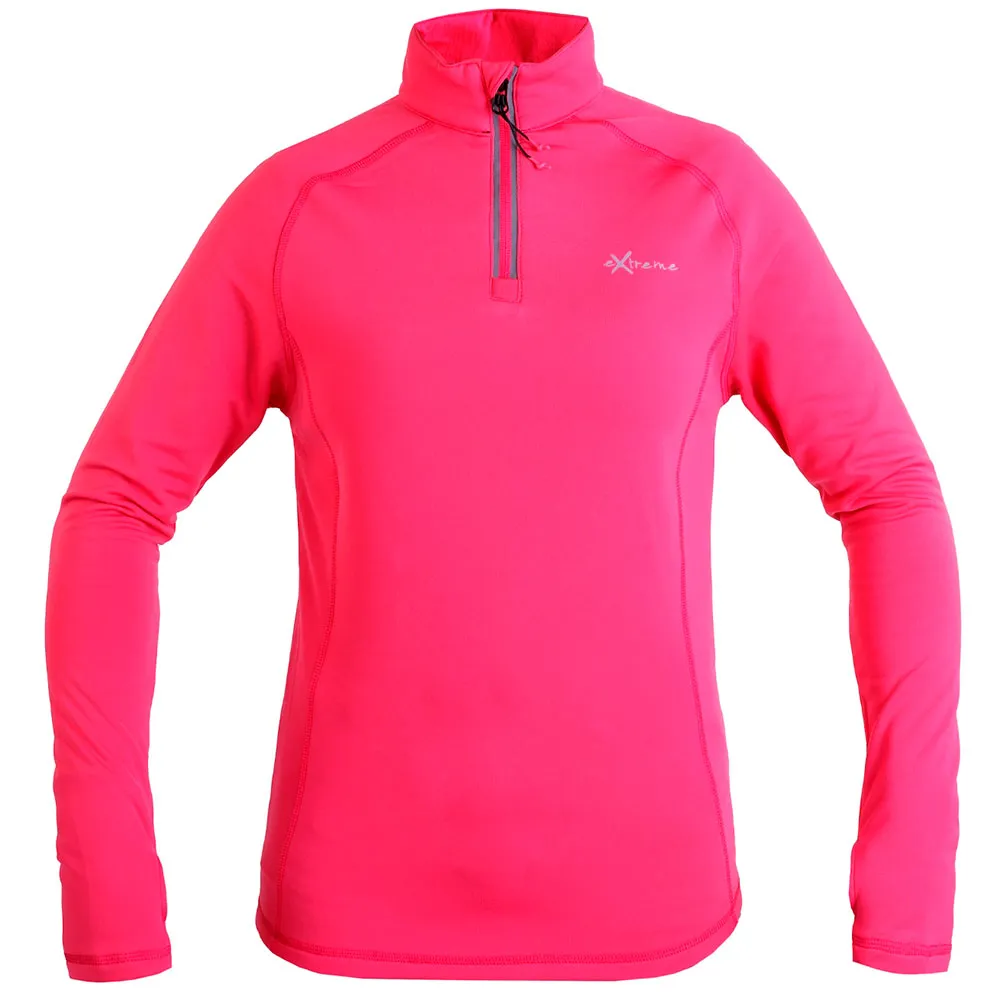 

Лонгслив Newwood Istar half zip, розовый