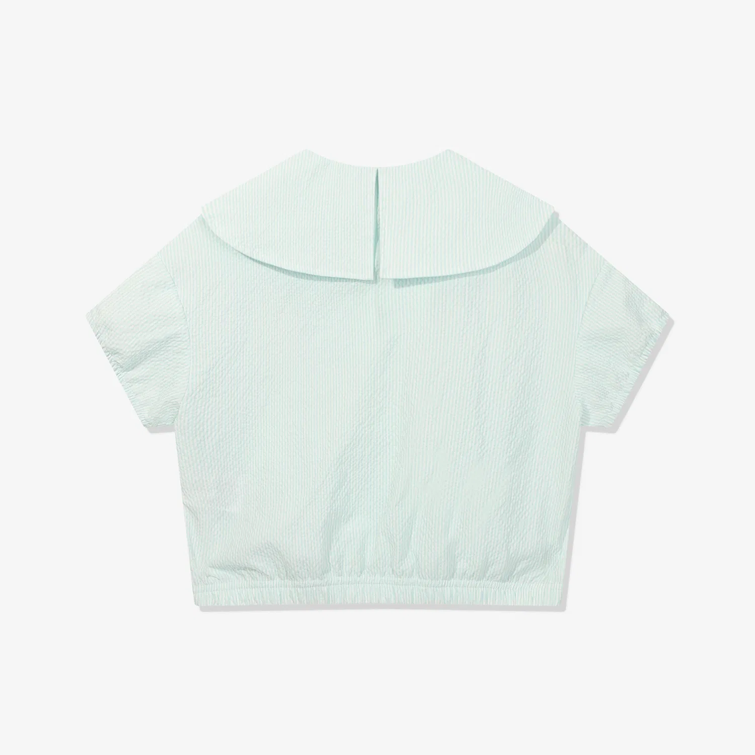 Детская синяя куртка из сирсакера от Fila Kids — фото 2