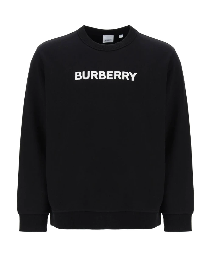 

Толстовка с объемным принтом логотипом Burberry, черный