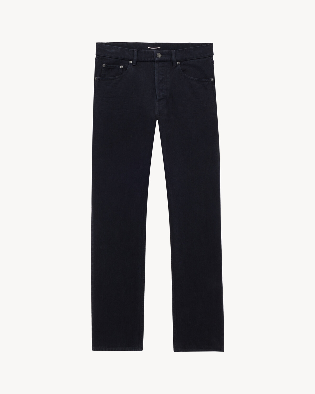 Длинные джинсы MICK из денима цвета «полуночный черный» Saint Laurent