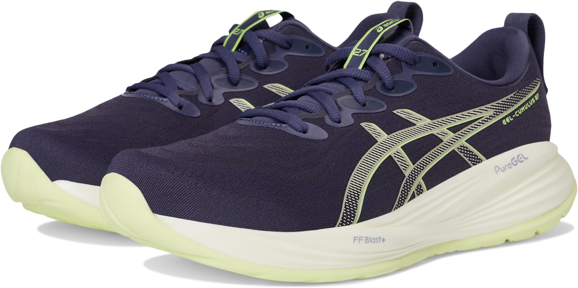 

Кроссовки ASICS GEL-Cumulus 27, цвет Indigo Fog/Lucid Yellow