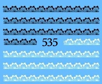 

Водные наклейки для ногтей - №535, Raisin