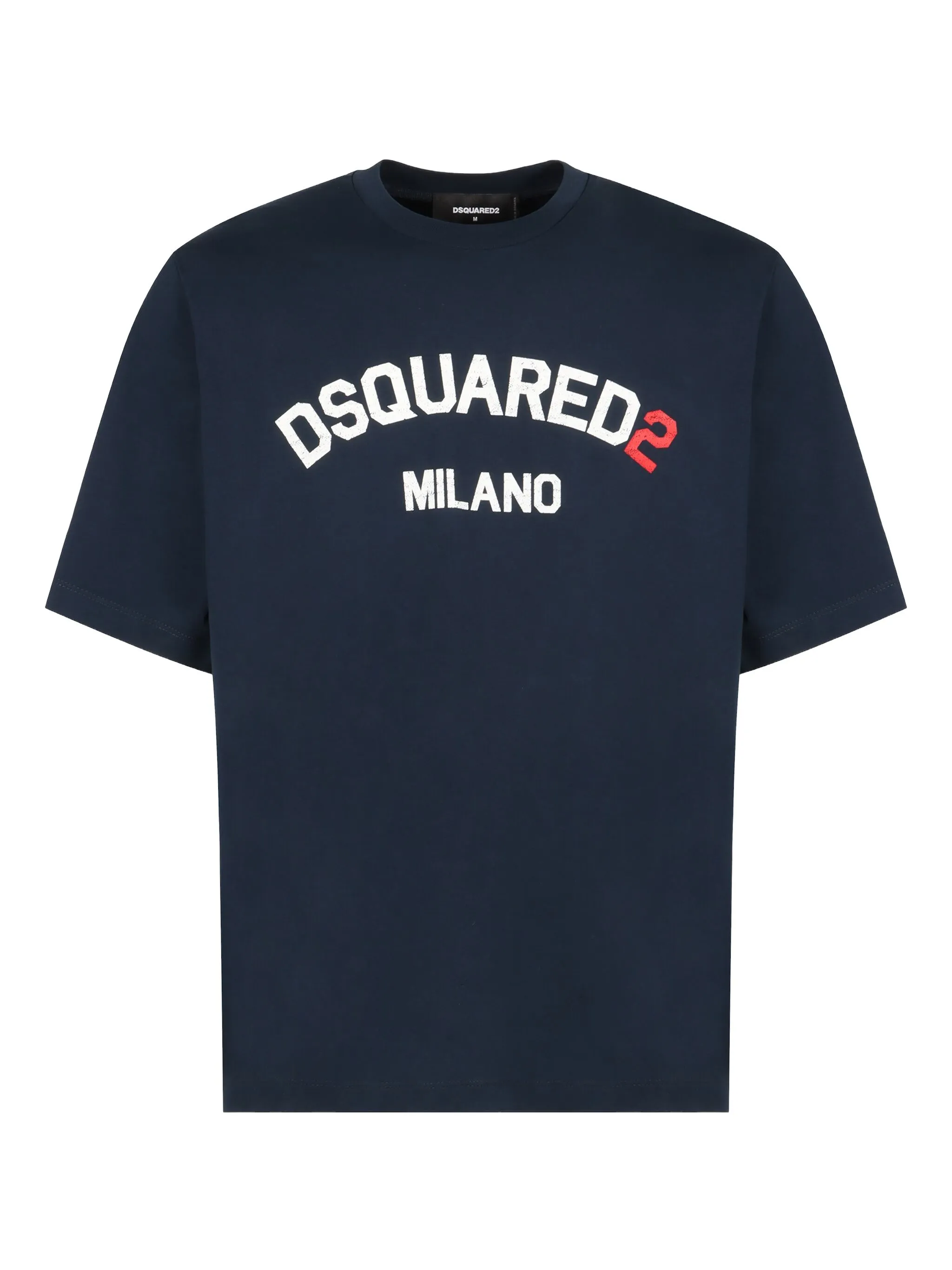 

Футболка с логотипом Dsquared2, синий