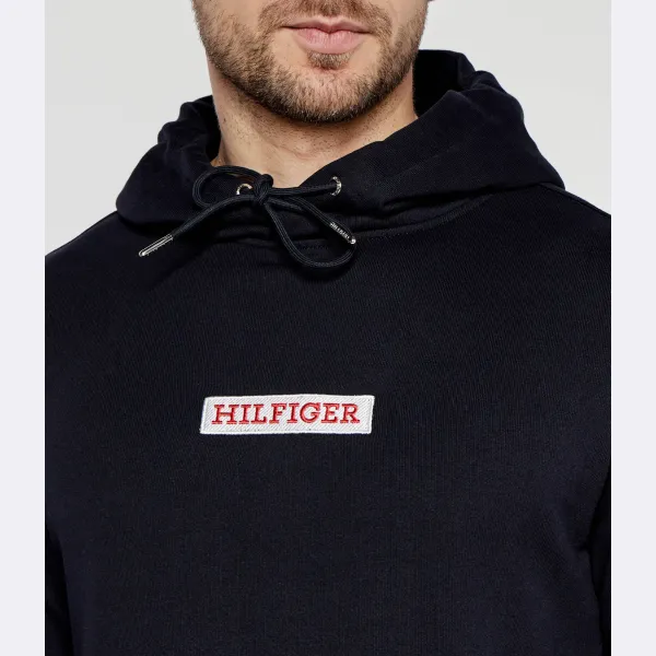 Толстовка-Коробка монотипного кроя обычного кроя Tommy Hilfiger, синий — фото 3