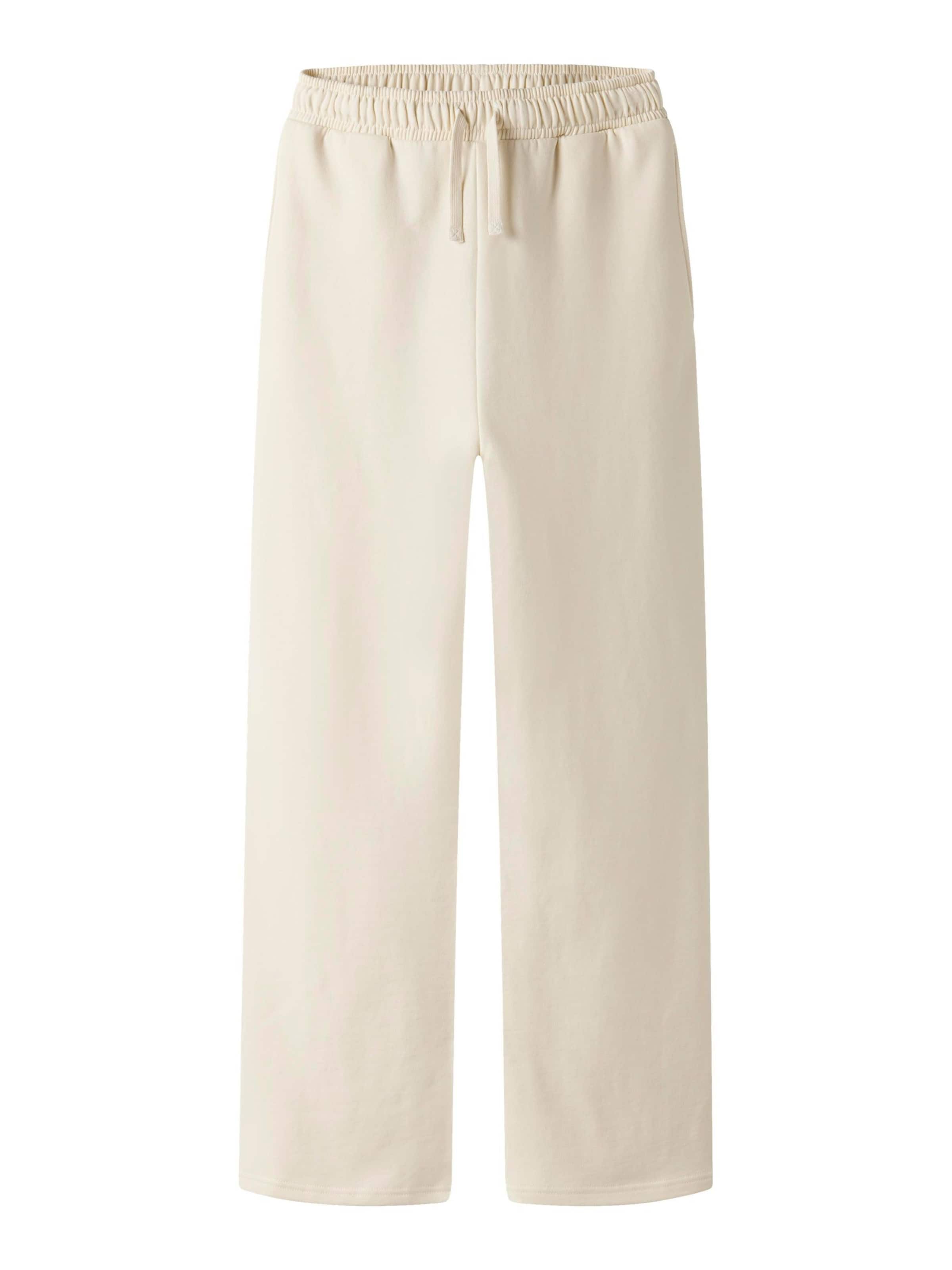 

LMTD Широкие спортивные брюки 'Nizu' в белом цвете