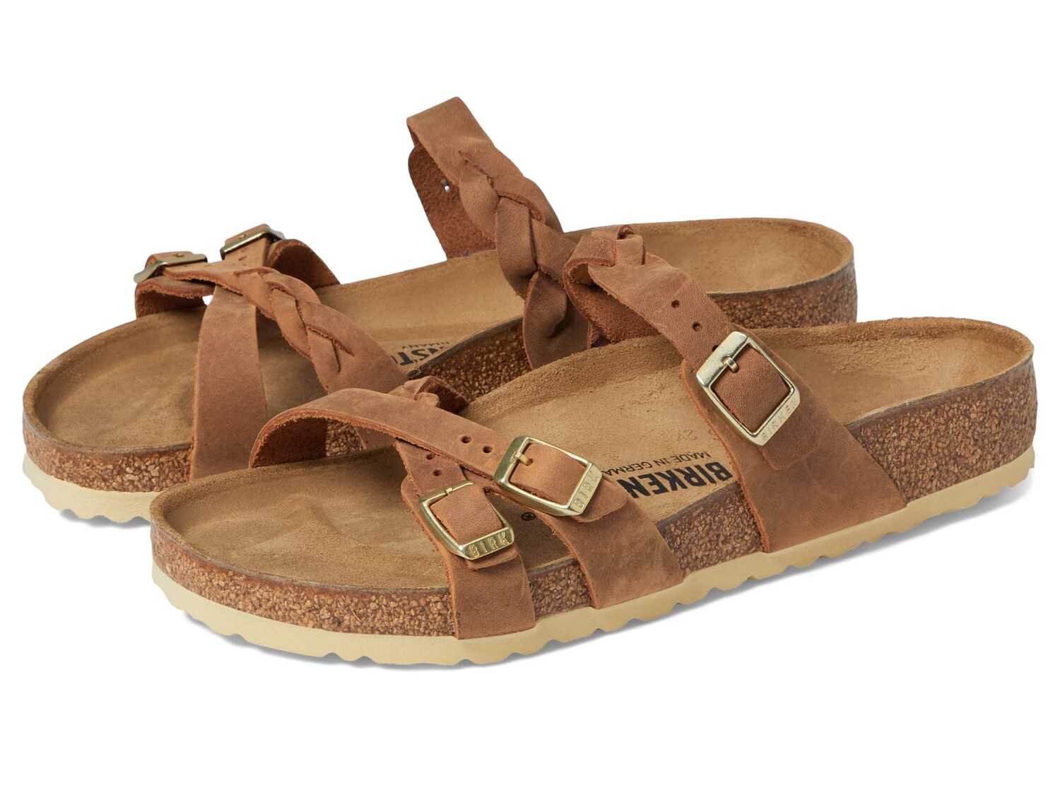 

Сандалии Birkenstock Franca Braid - Oiled Leather