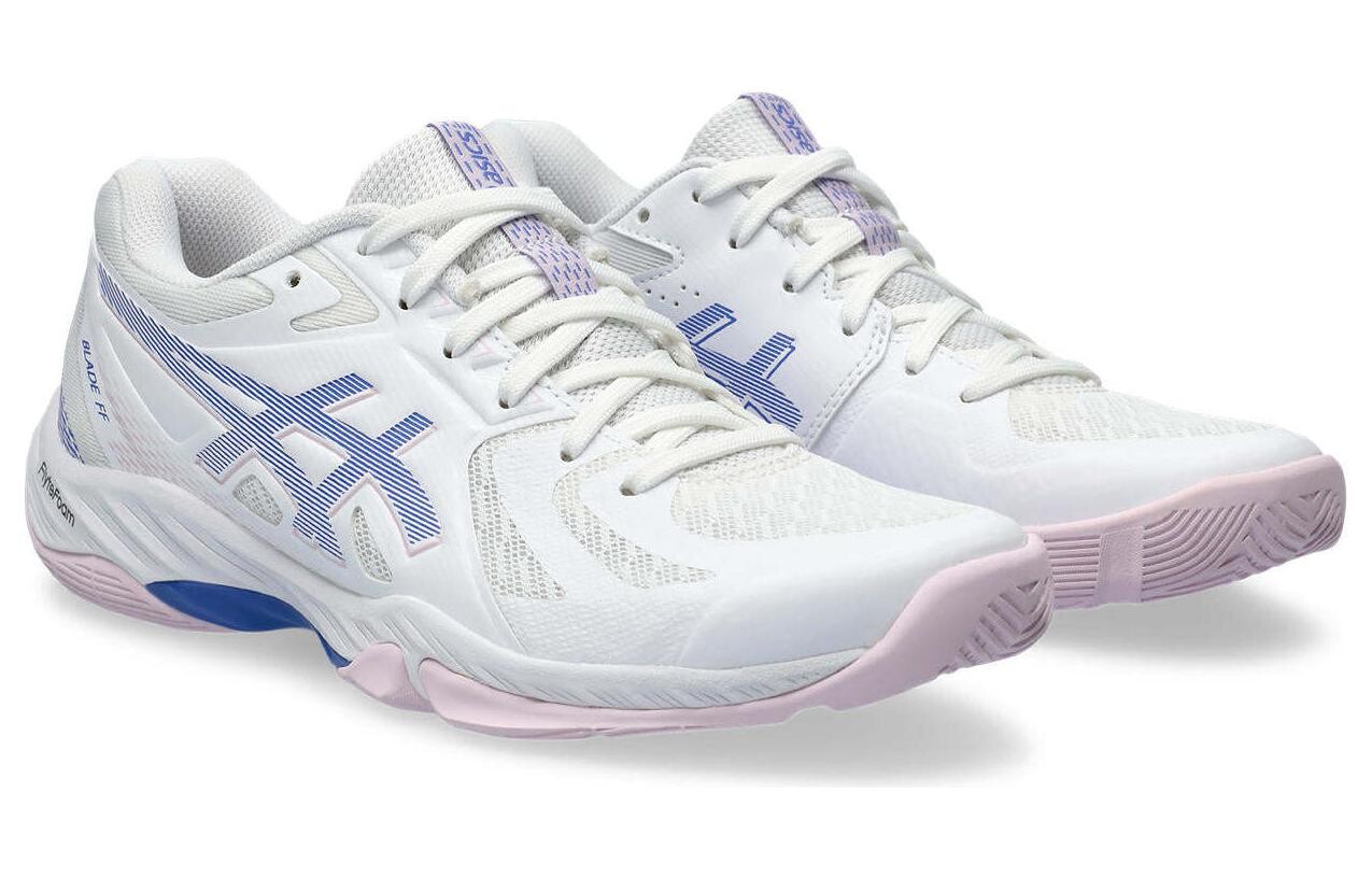 Обувь для бадминтона Asics BLADE Женская, White/Blue/Pink — фото 3