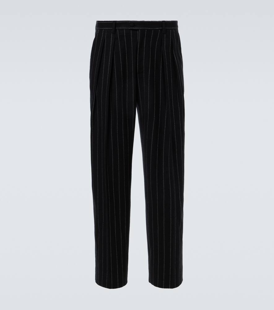 

Брюки из шерстяной ткани в полоску Dolce&Gabbana, Striped