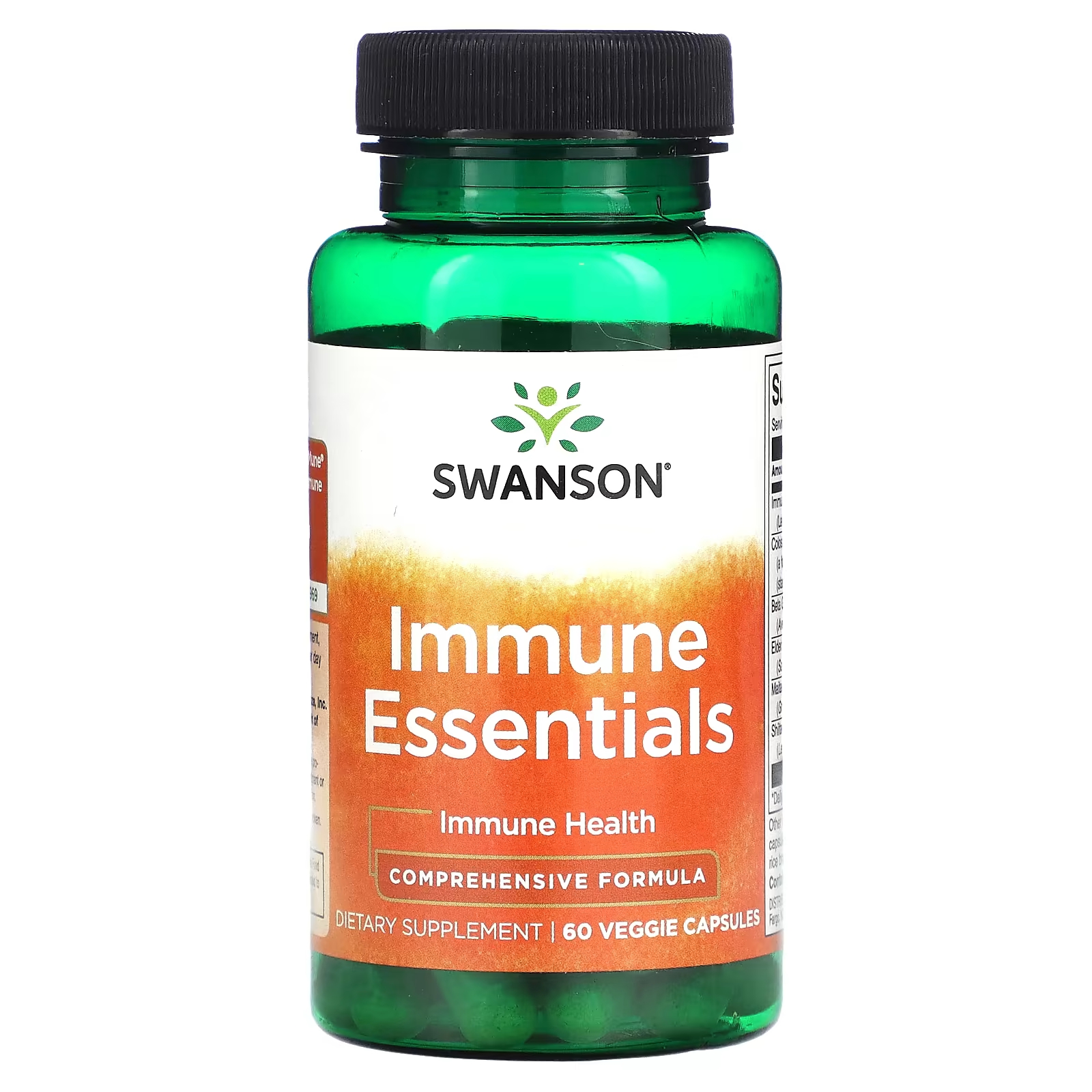 

Добавка Swanson Immune Essentials с бузиной, 60 растительных капсул