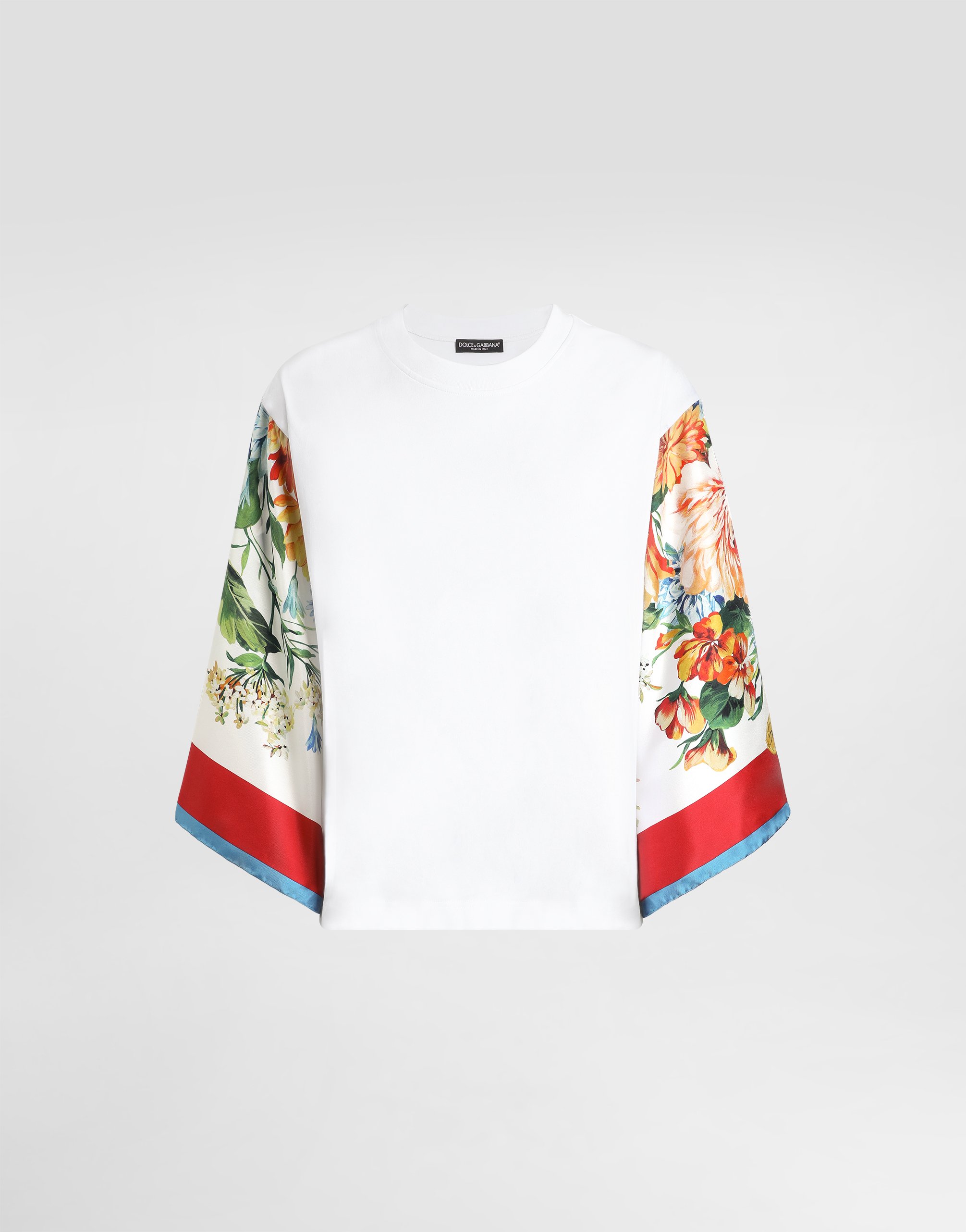 

Футболка с короткими рукавами с платком Dolce & Gabbana, белый