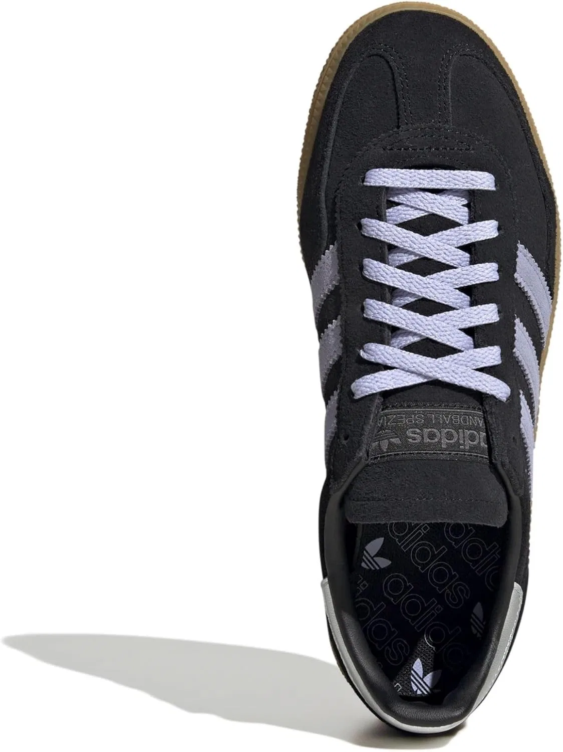 Специальные кроссовки для гандбола Adidas для мужчин, черный/фиолетовый — фото 2