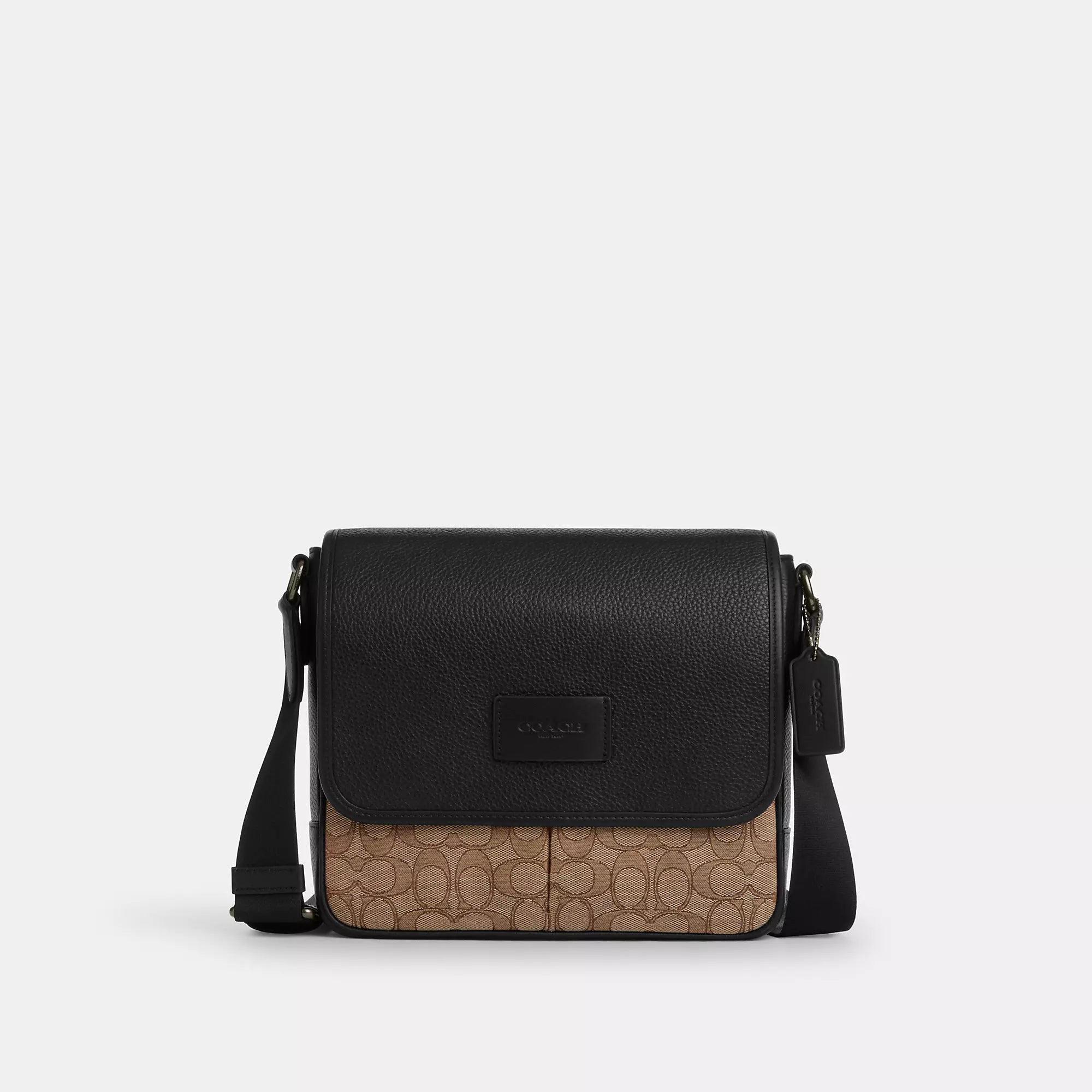

Сумка для карт Coach Outlet Sprint, 25 дюймов, фирменный жаккард, черный