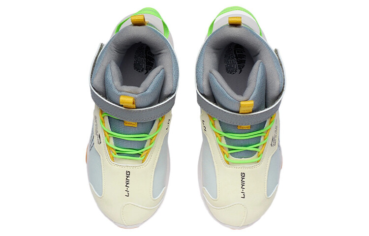Кроссовки LINING YOUNG Kids Lifestyle Shoes PS High-top Gray — фото 3