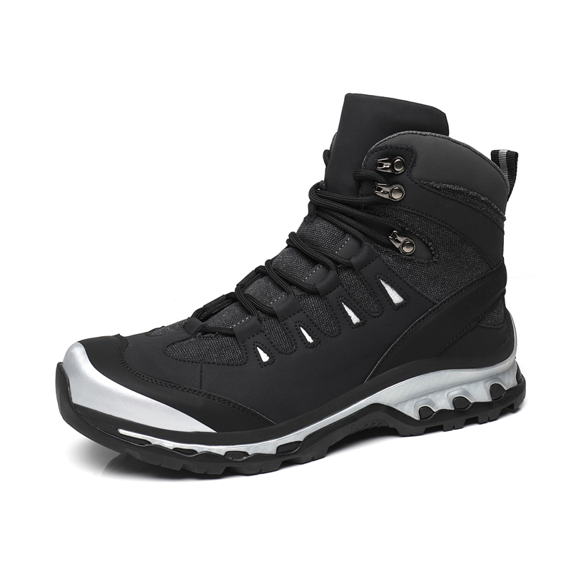 

Beidouniao Износостойкие короткие уличные ботинки мужские - черные, без утеплителя, увеличивающие рост, цвет Black, No Fleece-lined, Height Increasing