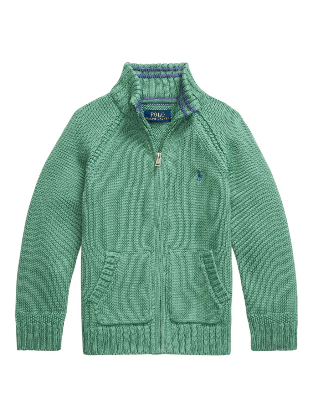 

Кардиган с рукавами реглан POLO RALPH LAUREN KIDS, зеленый