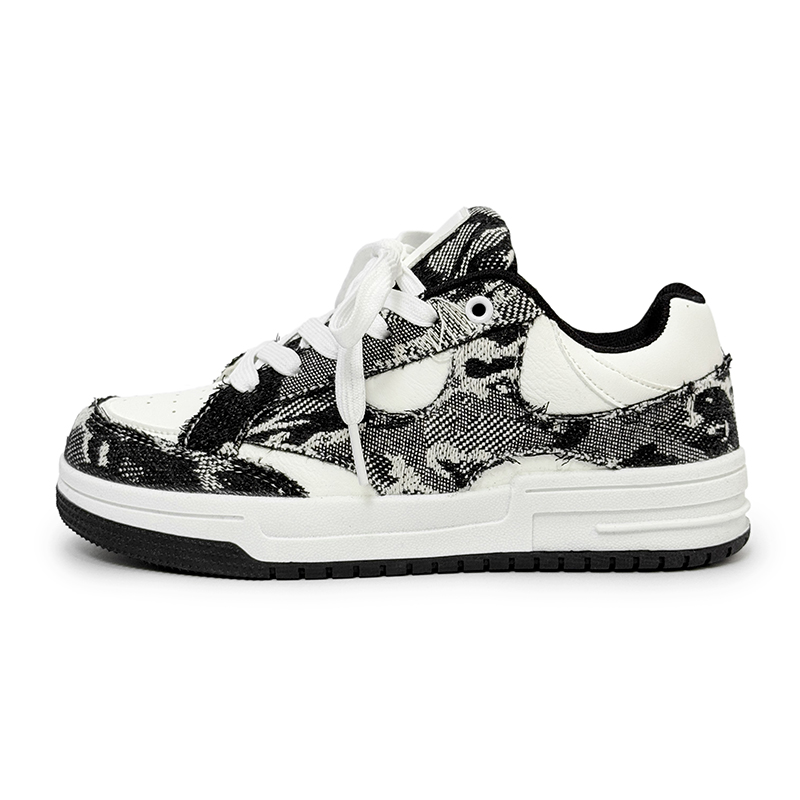 

SUPEREDGE Амортизирующие ударопрочные износостойкие лоу-топ скейтборд кроссовки унисекс черные, цвет Black