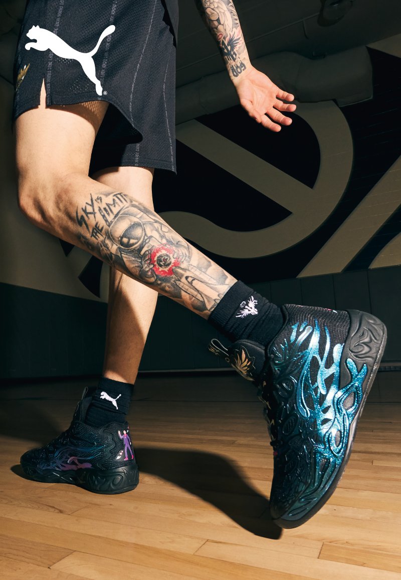 

Баскетбольные кроссовки MELO MB.04 REFLECTIONS UNISEX Puma, черный